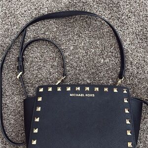 Michael Kors Black Studded Women's Bag